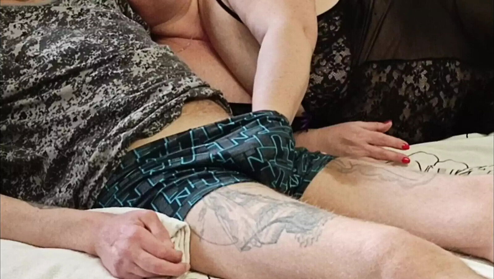 Mother-in-law sucks dick until cumshot