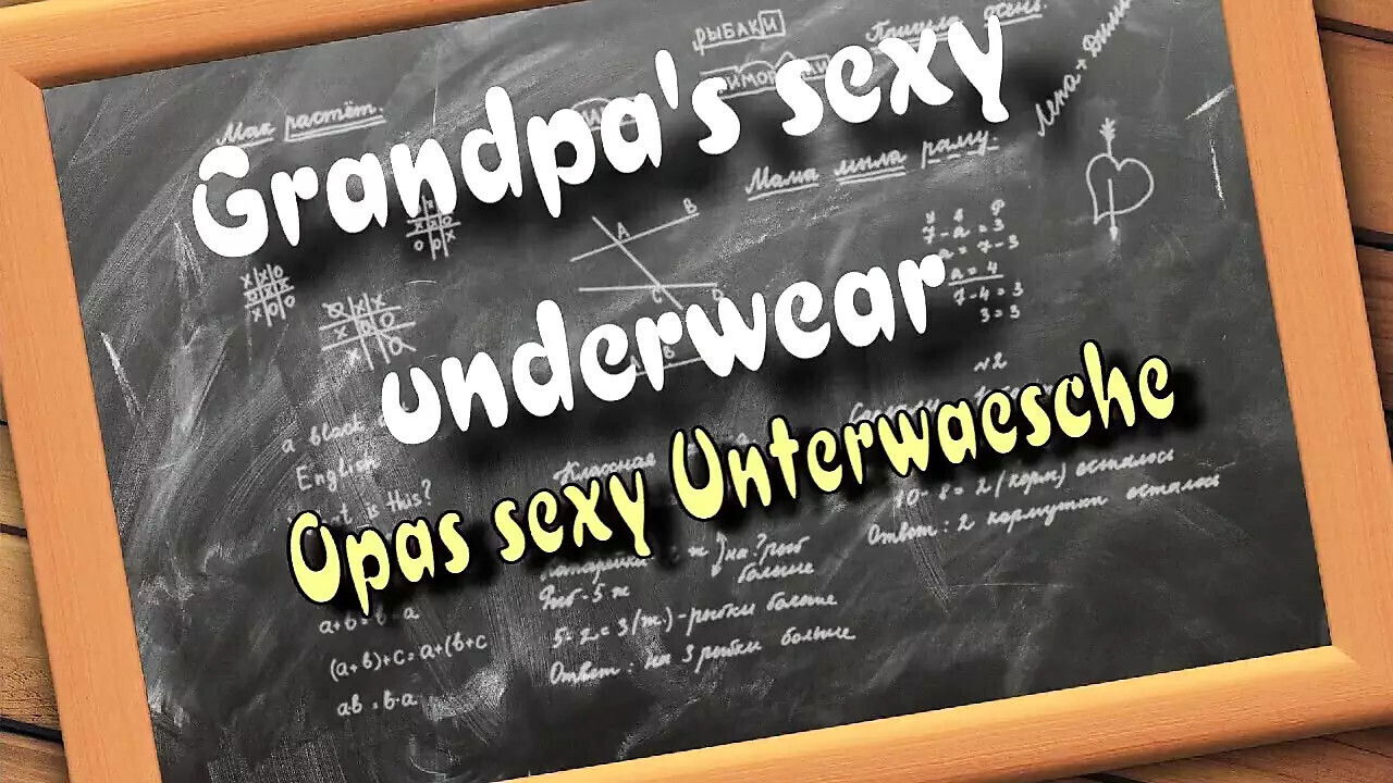 Grandpas Sexy Underwear