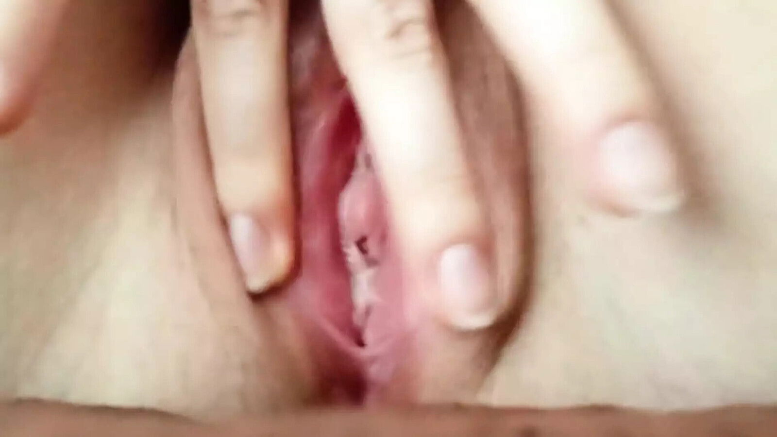 closeup fingers tight pussy while cumming panties