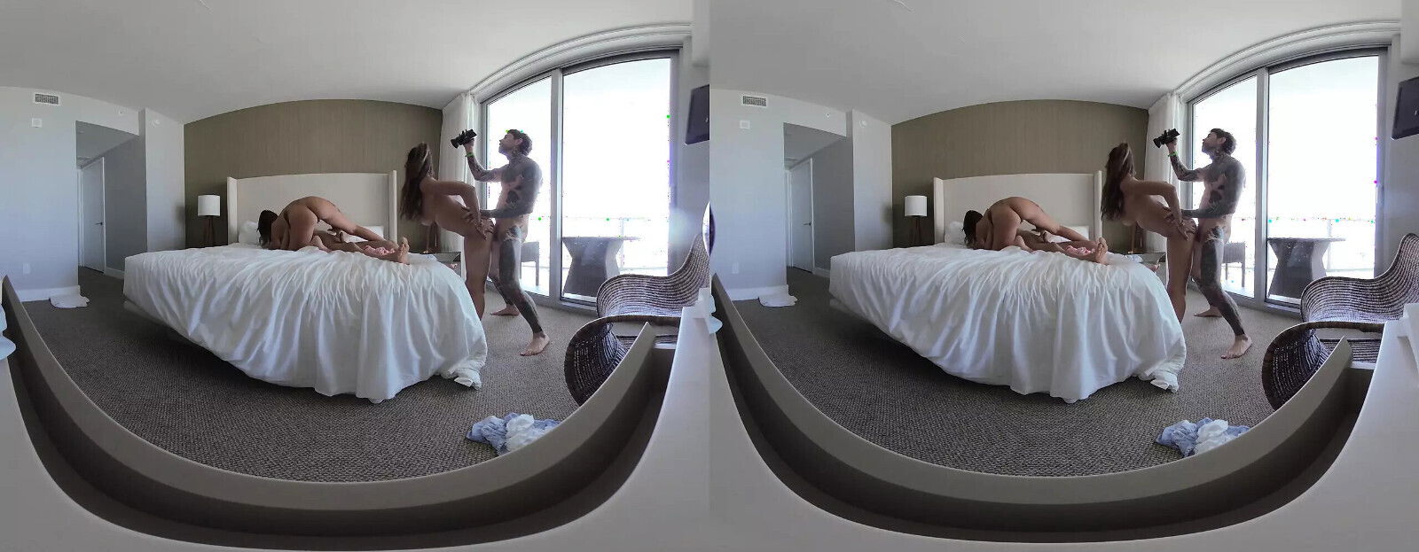 Homemade Double Vaginal (DV) Foursome w Armani Black & Lolly Dames