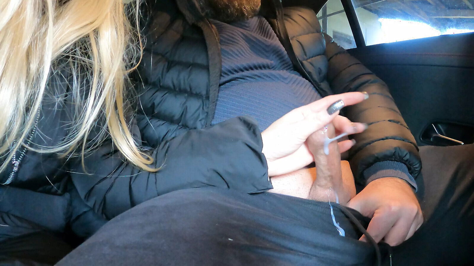 asked neighbor's wife Jerk Off. great Public Handjob