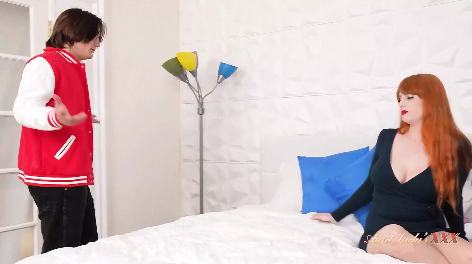 AuntJudysXXX Busty Redhead MILF Stepmom Alex Harper Fucks Stepson