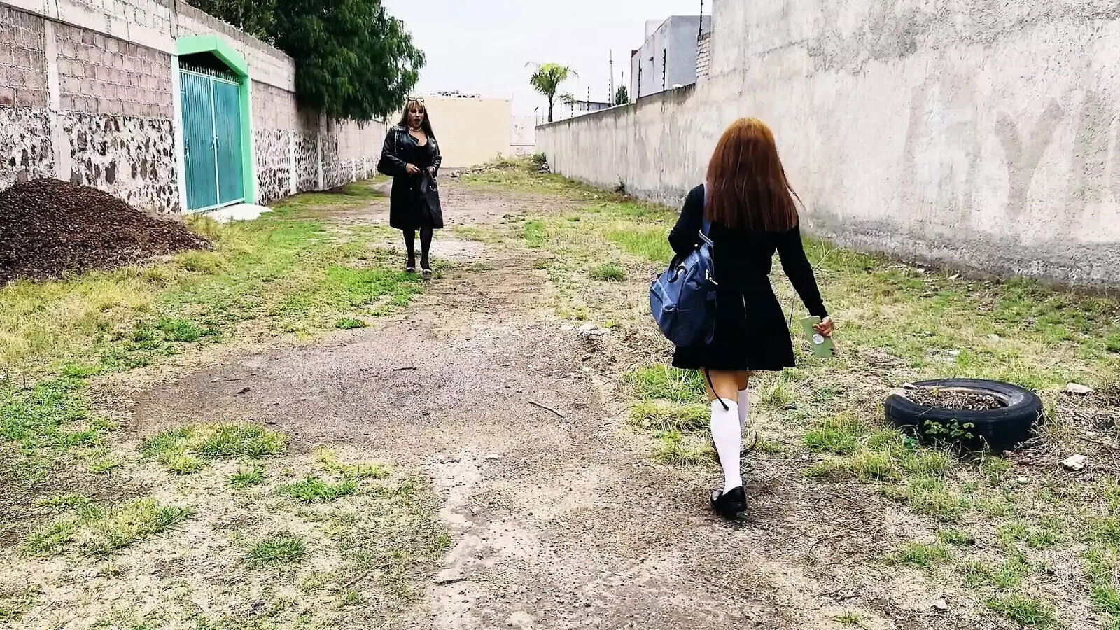 This happened leaving school