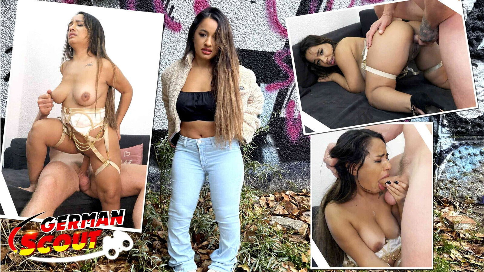 GERMAN SCOUT Small Latina Midget Munequita Enfadada Talk Dick Casting Fuck