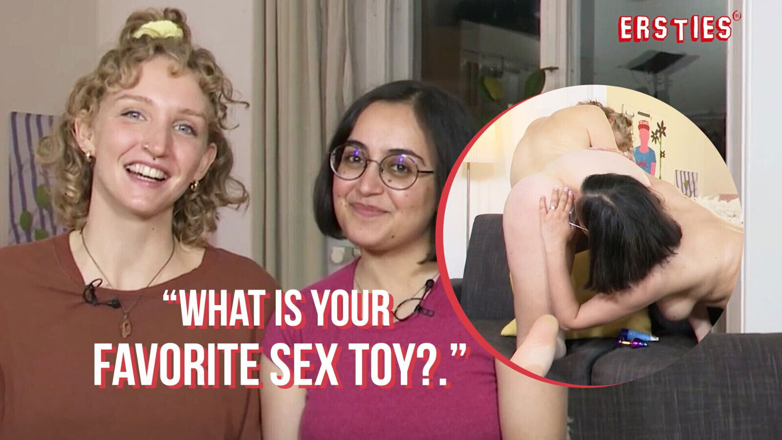 Ersties Jasmina Licks Serafina's Pussy From Behind Before Grabbing