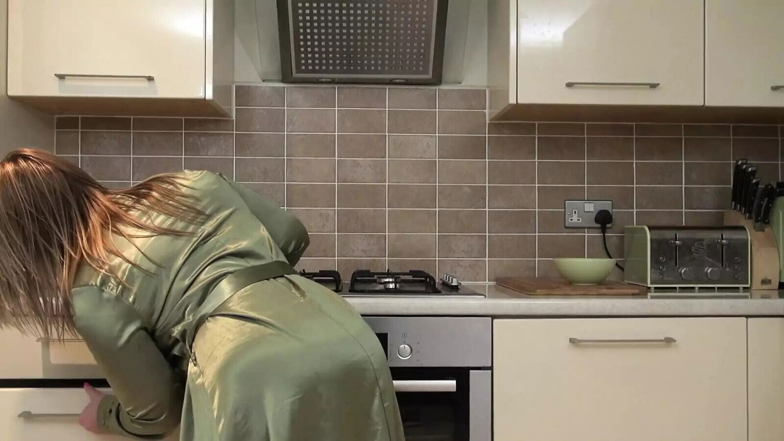 Busty Ashley Rider spreads wide Luke