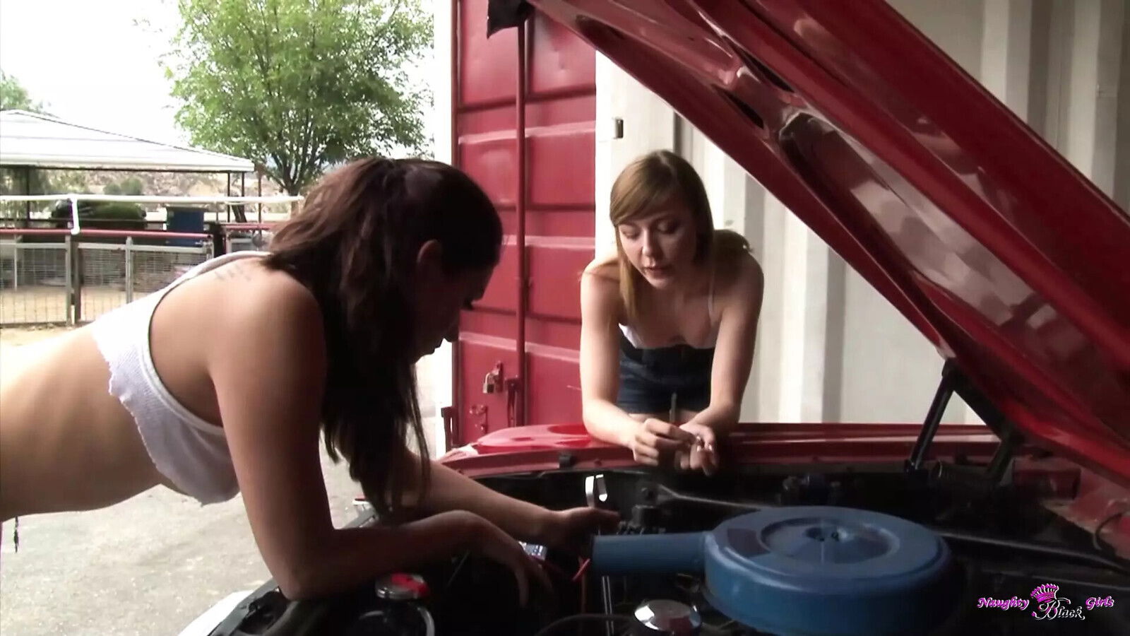 There Several Fantastic Lesbian Chicks with This Intense Interracial Group