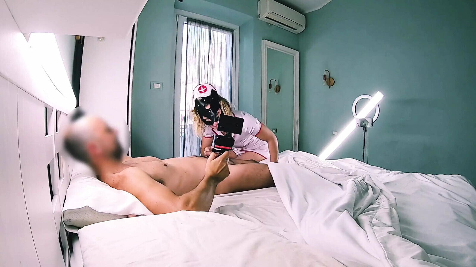 Sexy Nurse Amazing Orgasm Riding