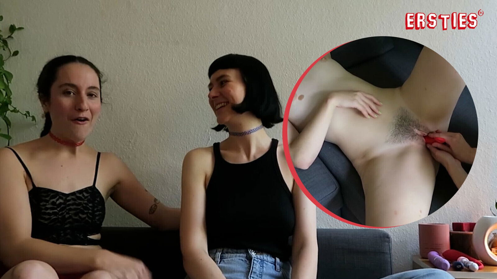 Ersties Lesbian fashion designers from Berlin finger lick each other