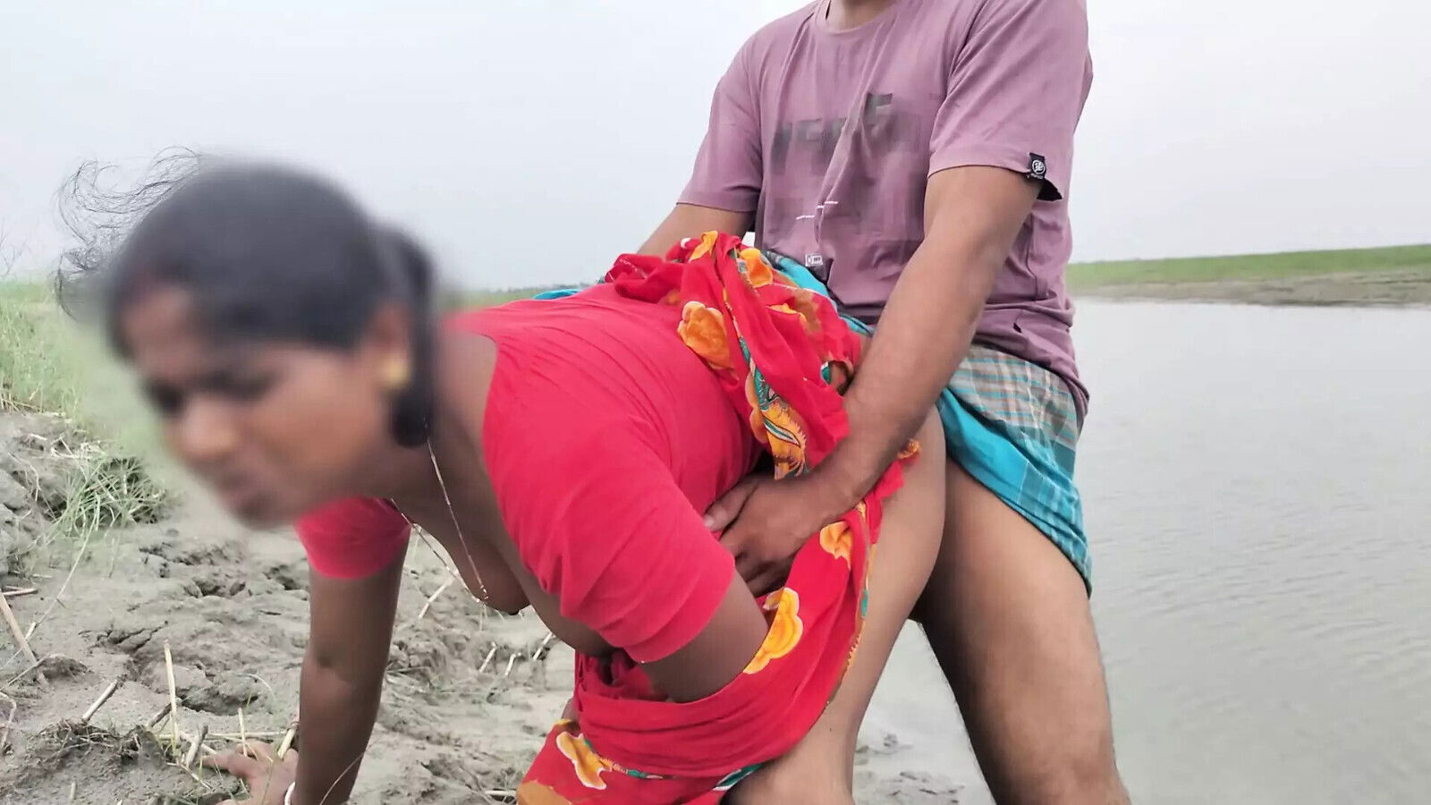 Deshi Bowdi Fucking Alone Beside River Outdoor