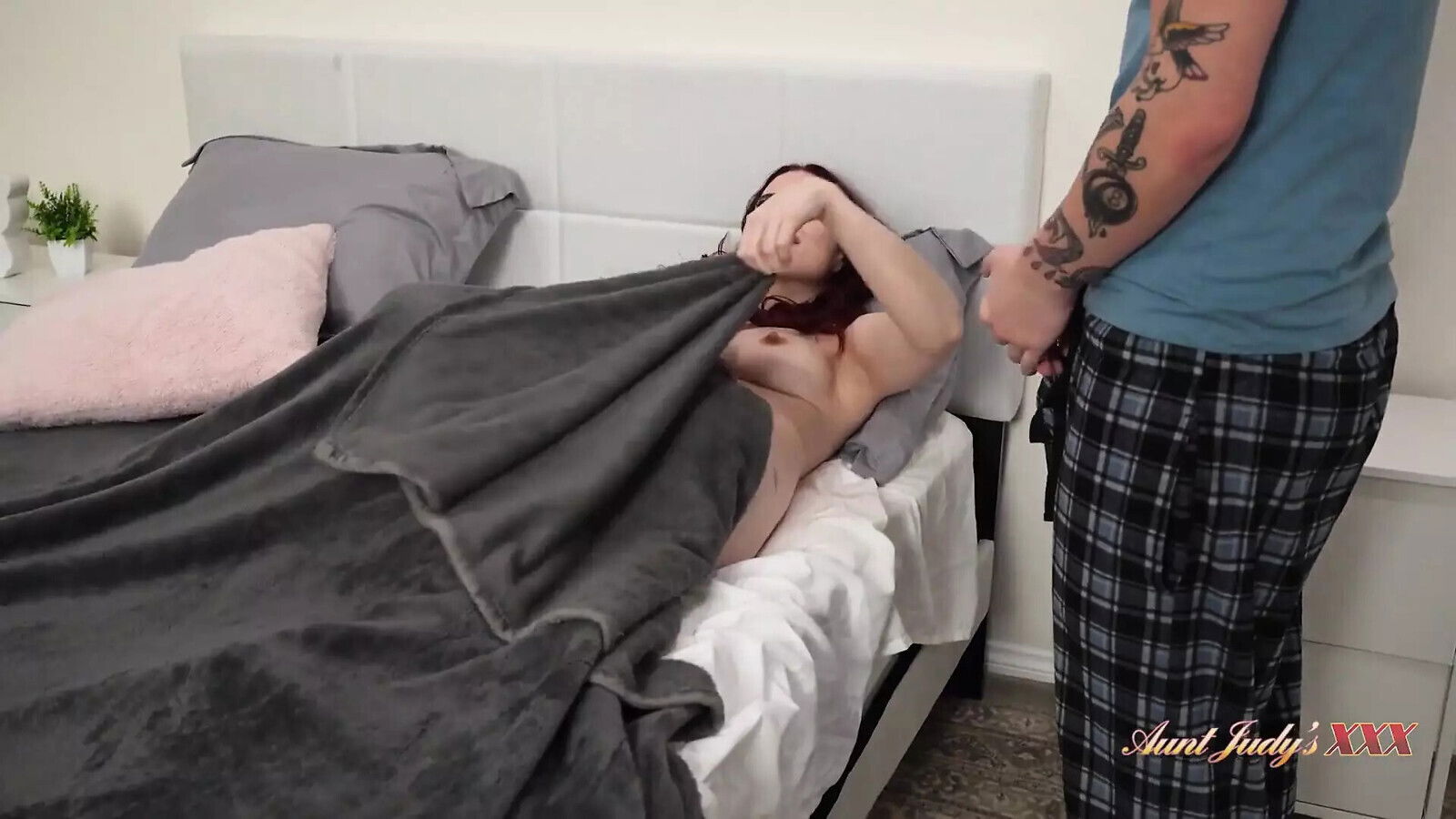 AuntJudysXXX Horny Hairy MILF Stepmom Jessica Ryan Gets Caught Masturbating