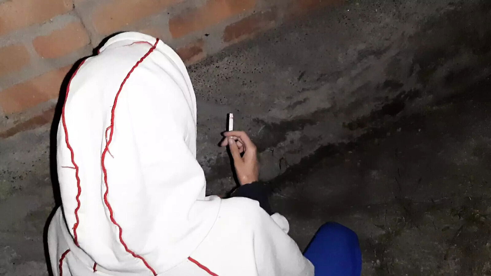 caught stepsister smoking cigarette wouldn't tell anyone, licked pussy Lesbian-illusion