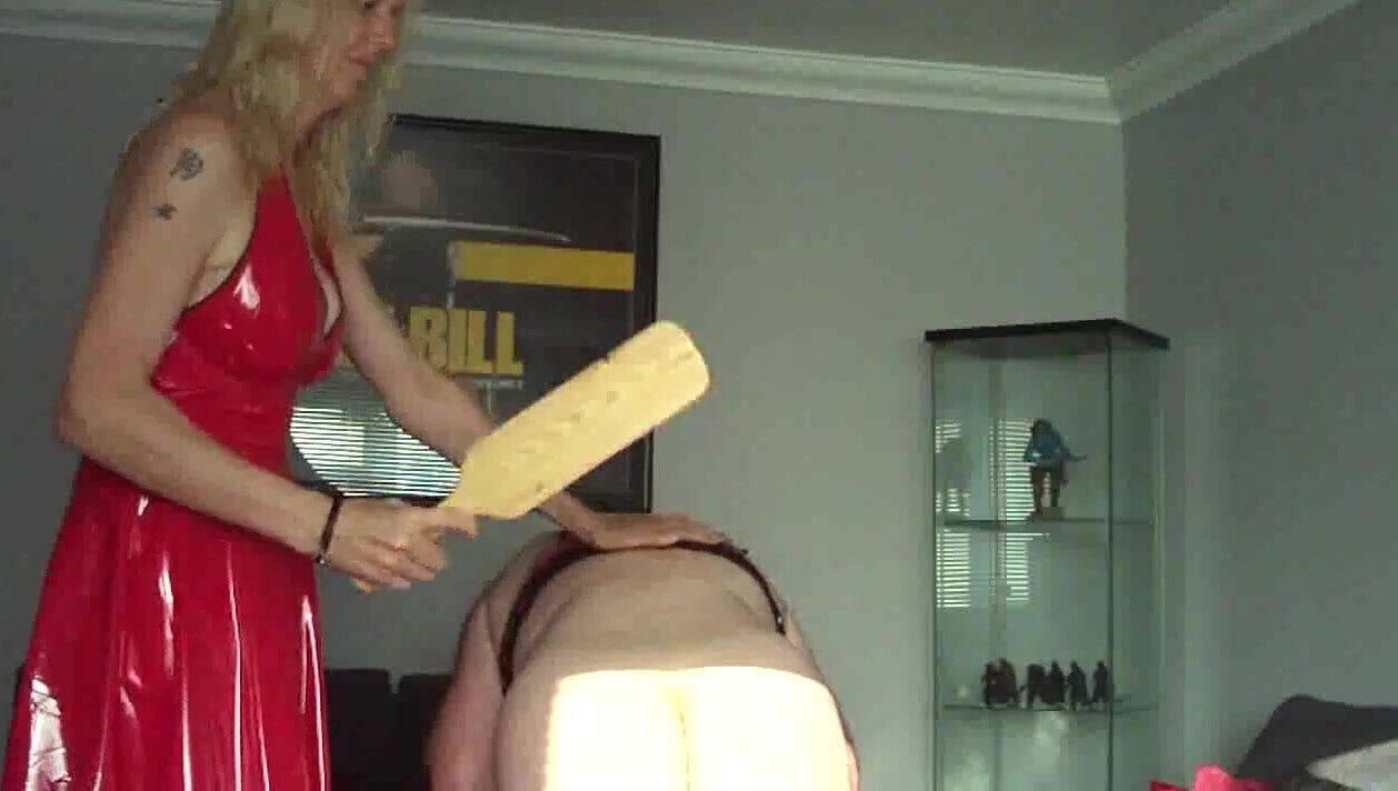 Mistress beats her slave