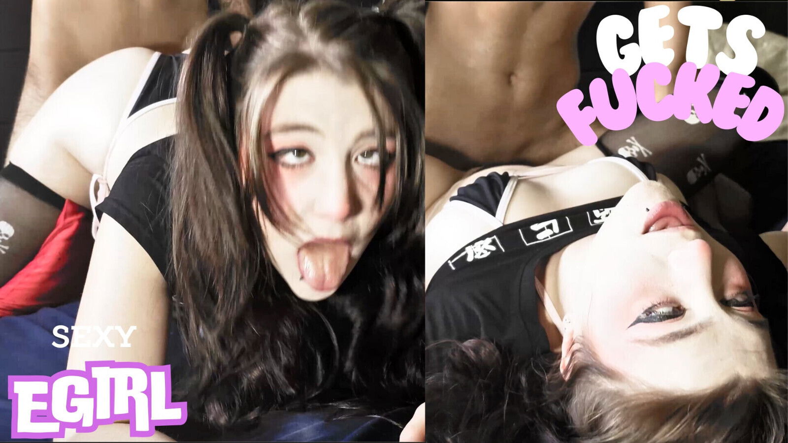 Cute Sexy Ahegao Egirl Gets Fucked Doggystyle Missionary