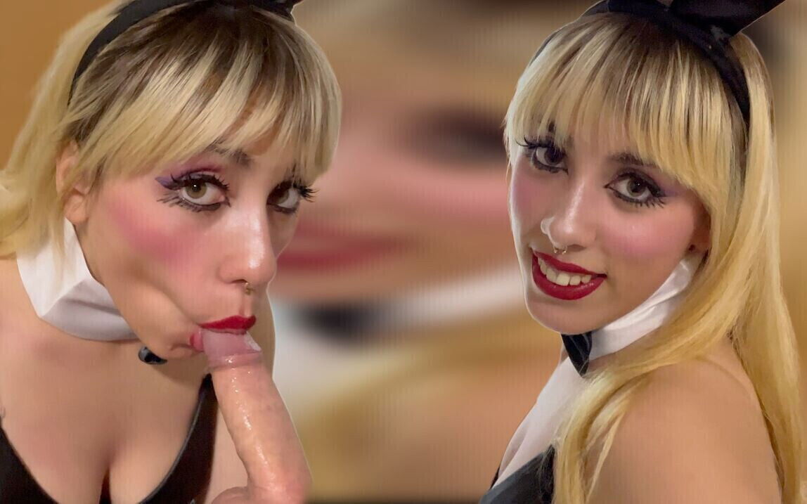 Rabbit Giving Best Blowjob