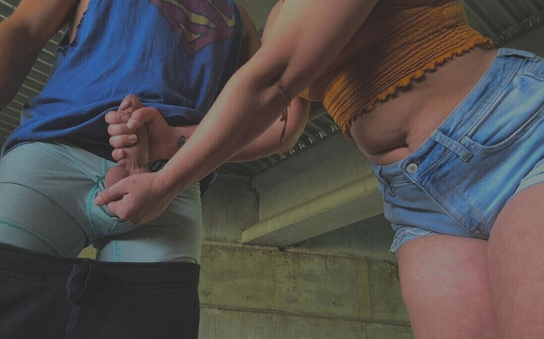 Ballbusting Blowjob with Home-less