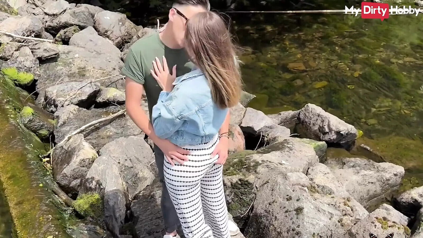 Super hot babe MonaMystery sucks and fucks outdoors - MyDirtyHobby