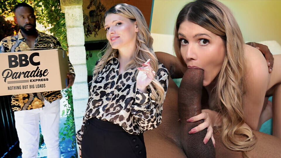 MILF Stuffs Holes With Neighbor's Black