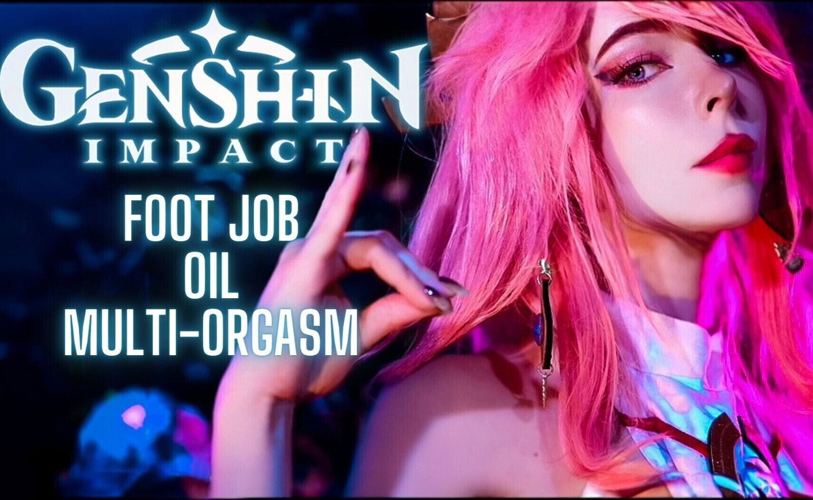 Genshin Impact: Miko Enjoys Multi-orgasm Footjob Mollyredwolf