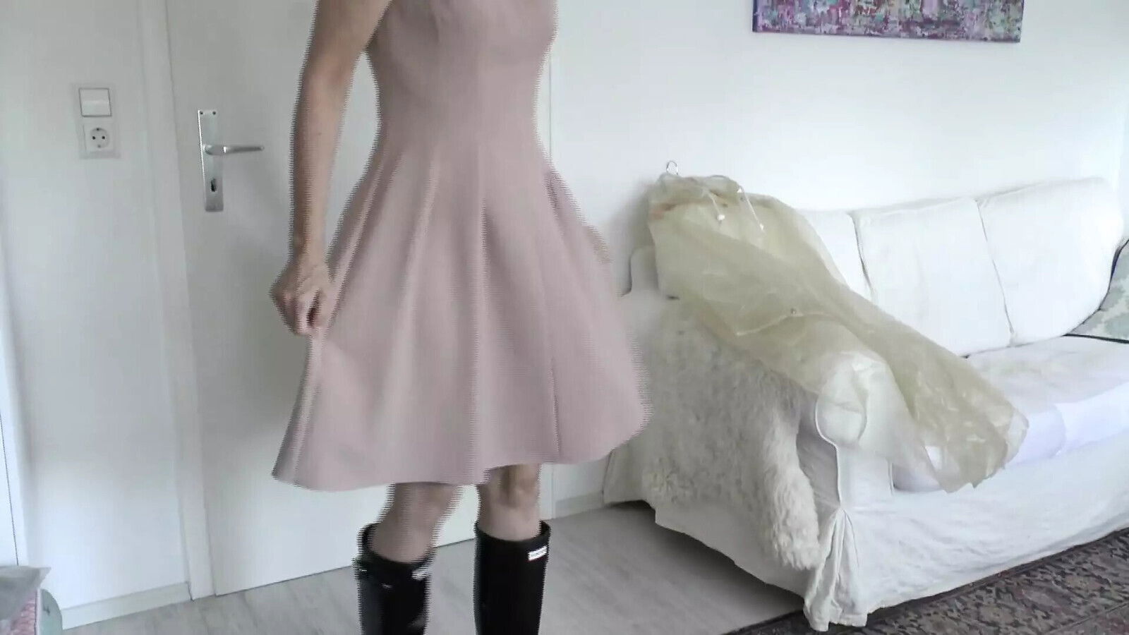 When Rains Wear Transparent Rain Cape