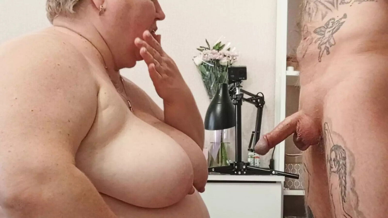 friend jerks dick with hands