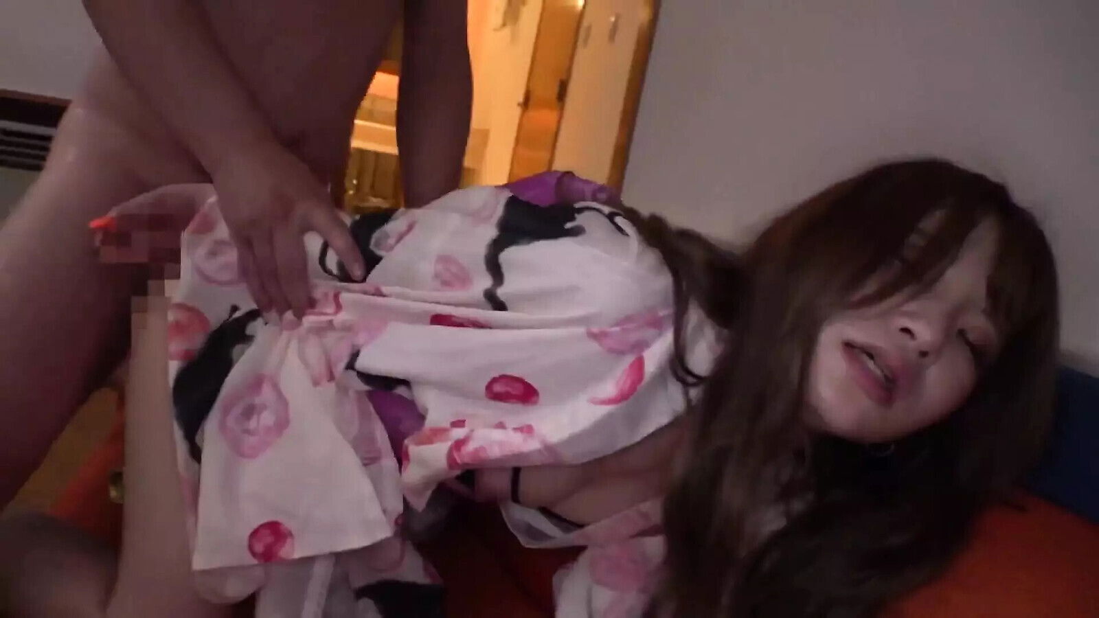 Part1 Flood Yukata! Can't Wait Hotel, Gets Into Gets Tongue-fucked Hard!081