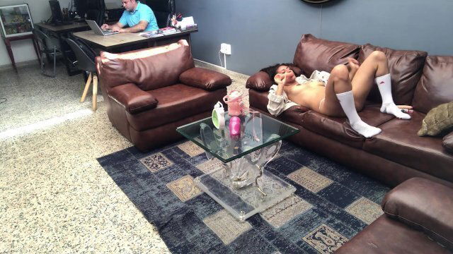 employee gets very horny office