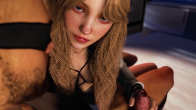 Blonde Chick Sucking Dick: X-ray Blowjob