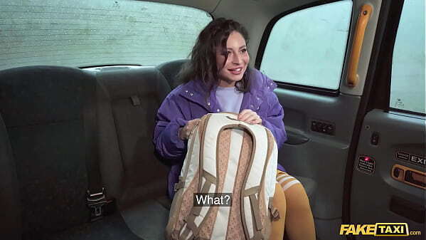 Fake Taxi MILF offers SHAVEN pussy ride
