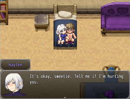 Henteria Chronicles Part (game with pixel images animated scenes)