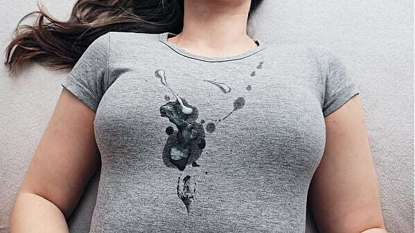 Cumshot Gray T-shirt!