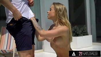 NATURALS Sexy Blonde Alexa Flexy Gets Tiny Fucked Hard!