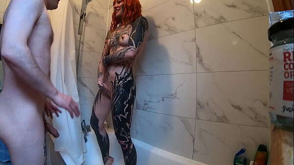 Intimate Shower With Tattooed Latina Xander