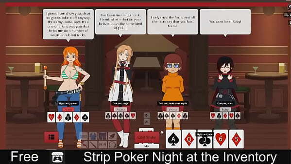 Strip Poker Night Inventory