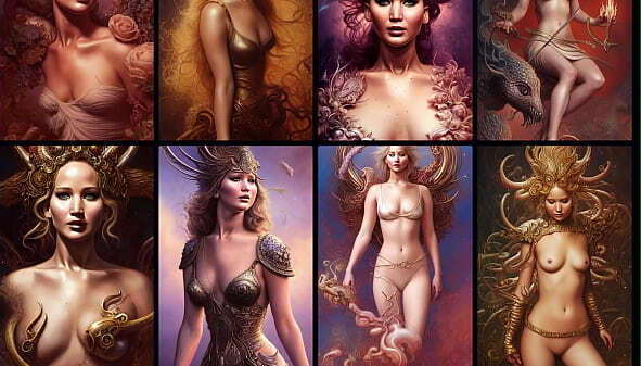 CELEBRITY GODDESS JENNIFER LAWRENCE