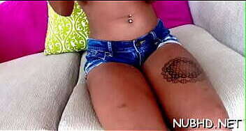 Spicy latina brunette nympho Lindsey Woods banged in nana