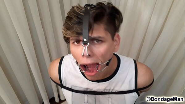 Axel Testgagged several times from Bdman