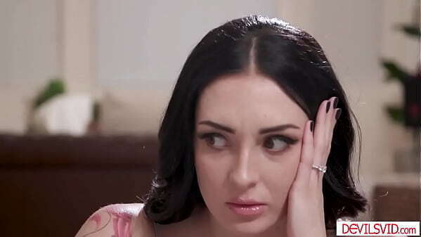 Busty wife having threesome with husband