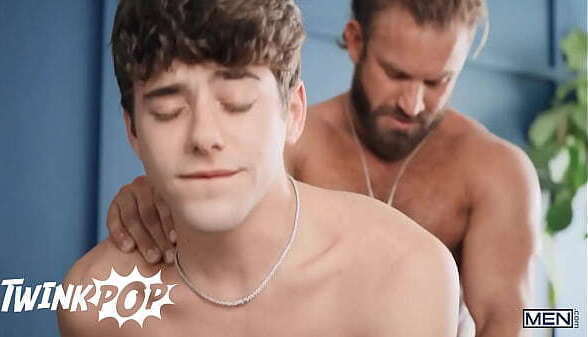 TWINKPOP Joey Mills Rides Bruce Jones'_ Dick, Then Gets Creamy Load Over