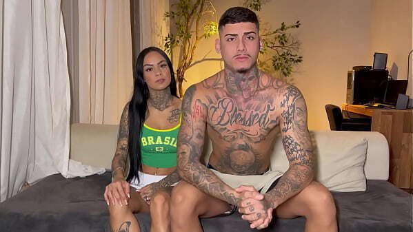 Evelyn fazendo teste sof&aacute_ cria