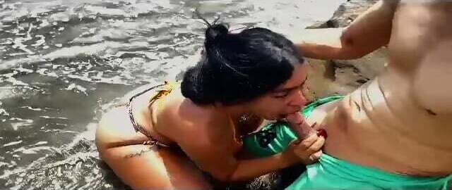 Llevo MADRASTRA Playa Follo, SEXO CASERO.