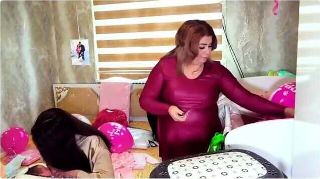 Baby Feeding - Milk wetted shirt - Indian like girl