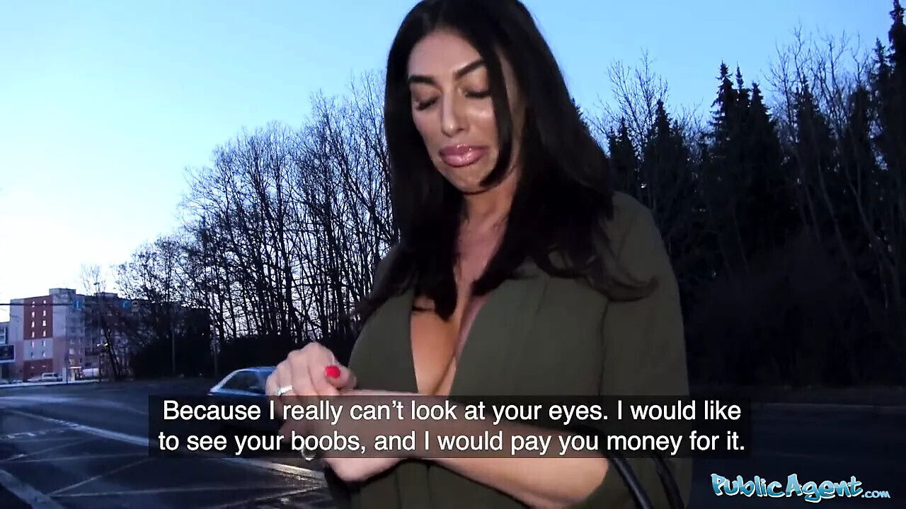 Public Agent Cheating big boobs Brit deepthroats thick cock 