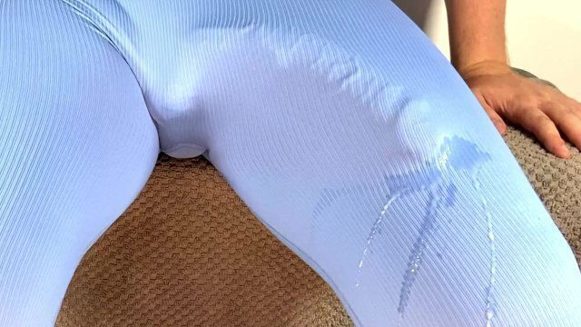 Monster cumshot tight leggings