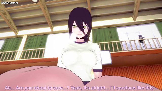 Reze from Chainsaw Works With Footjob! Hentai