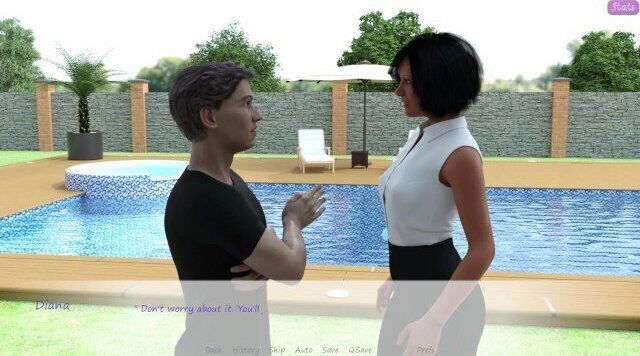 Stepbrother's Wife Diana invited physically intimate with