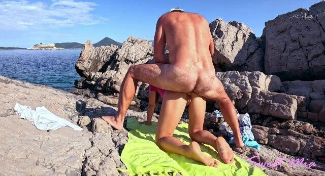 Risky Public Caught! Stranger Fucked Hard With Creampie