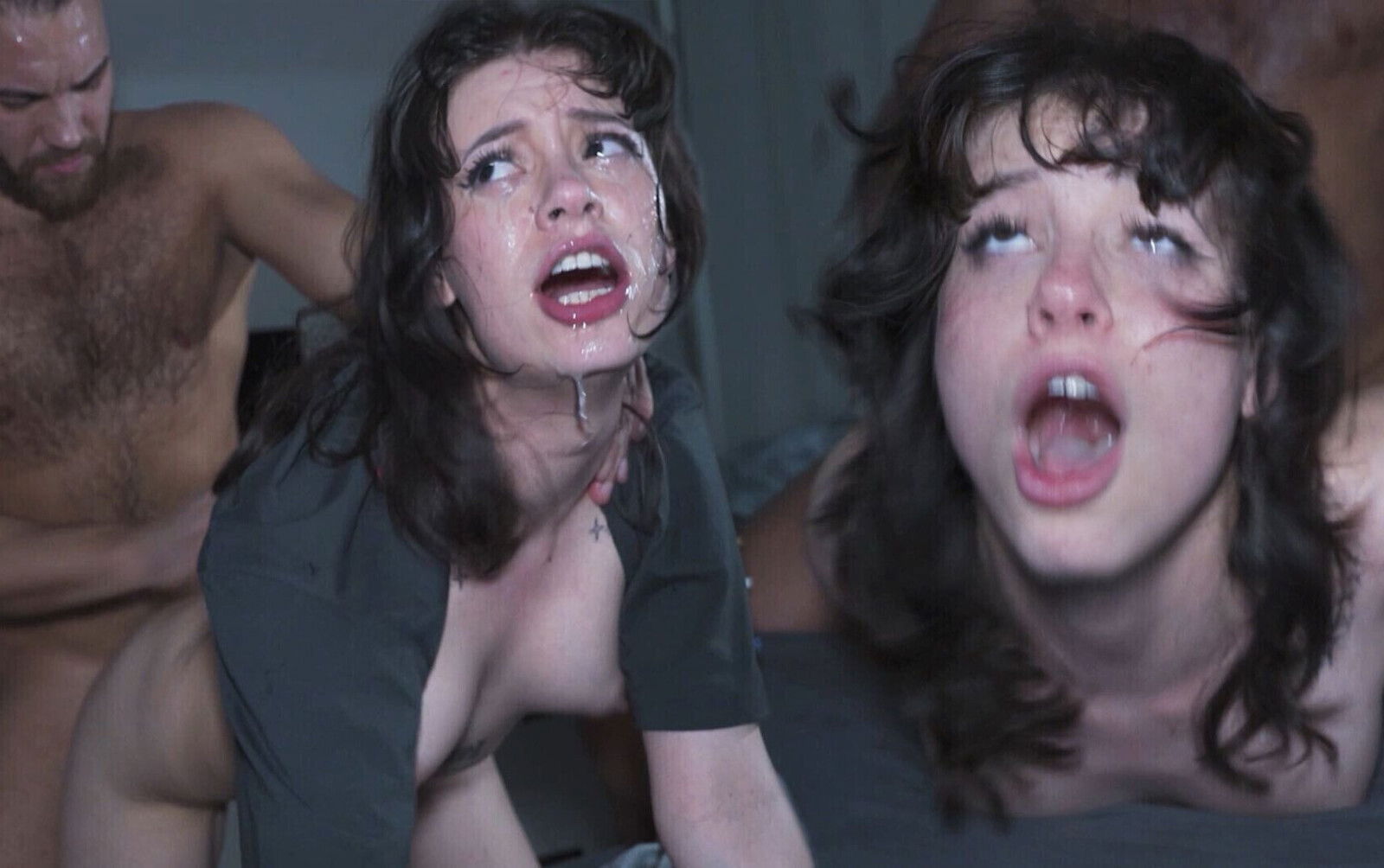 Drooling Slut Likes Rough Stone