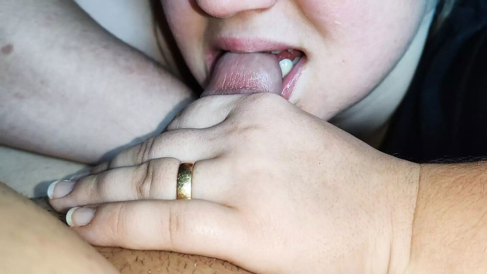 beautifully sucks dick, just look this nipple, grips dick.