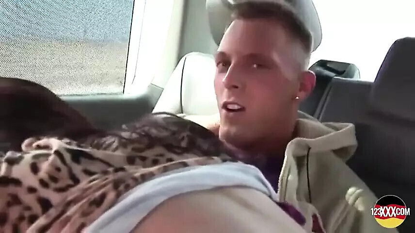 Sexy German Chick Getting Round Sprayed with